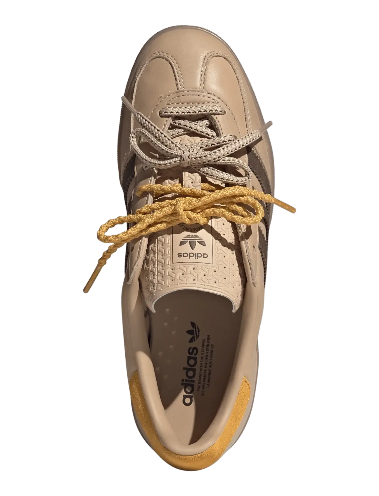 adidas Originals - GAZELLE INDOOR W - low top sneakers - magbei/brown/preyel - 3
