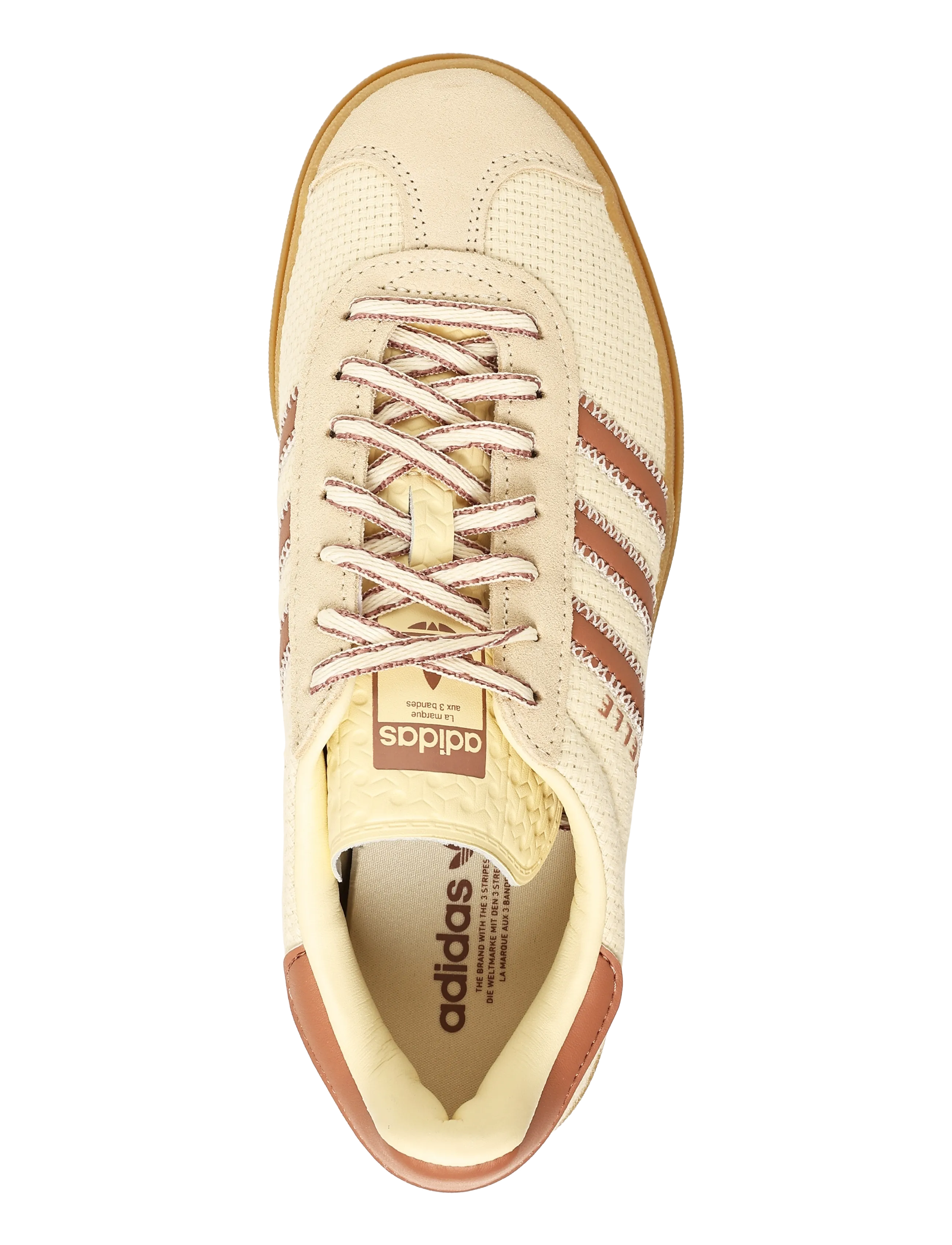 adidas Originals - GAZELLE BOLD W - låga sneakers - warvan/clastr/crewht - 3