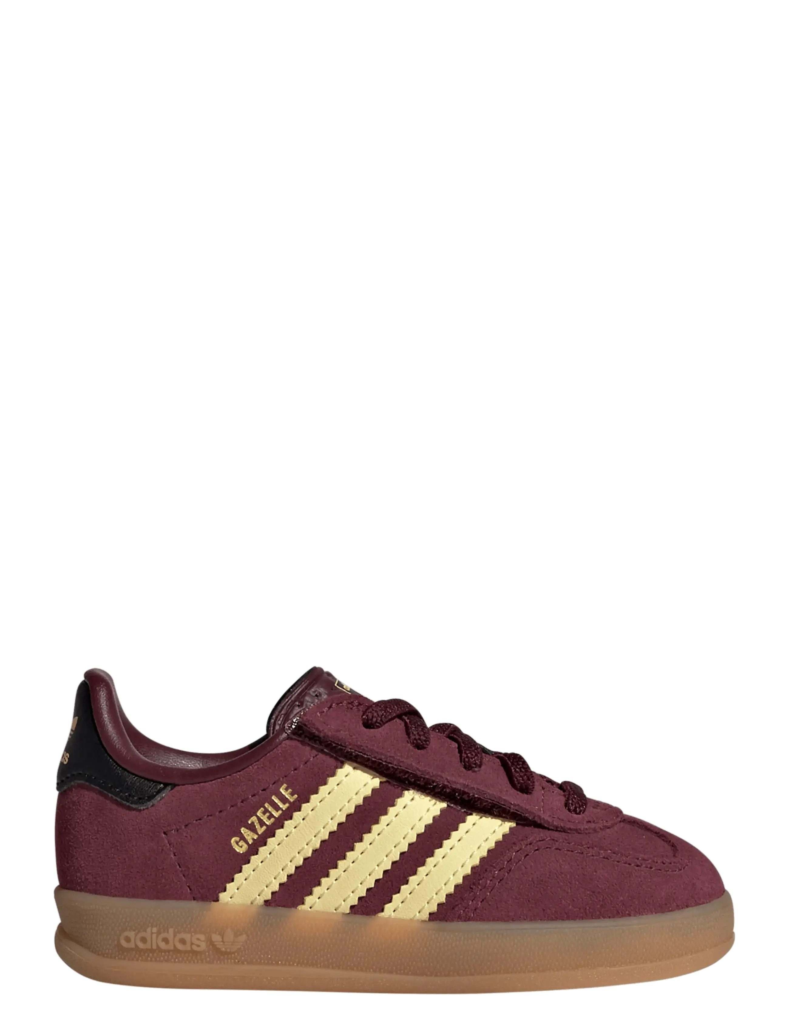 adidas Originals - GAZELLE INDOOR CF EL I - låga sneakers - maroon/almyel/goldmt - 1