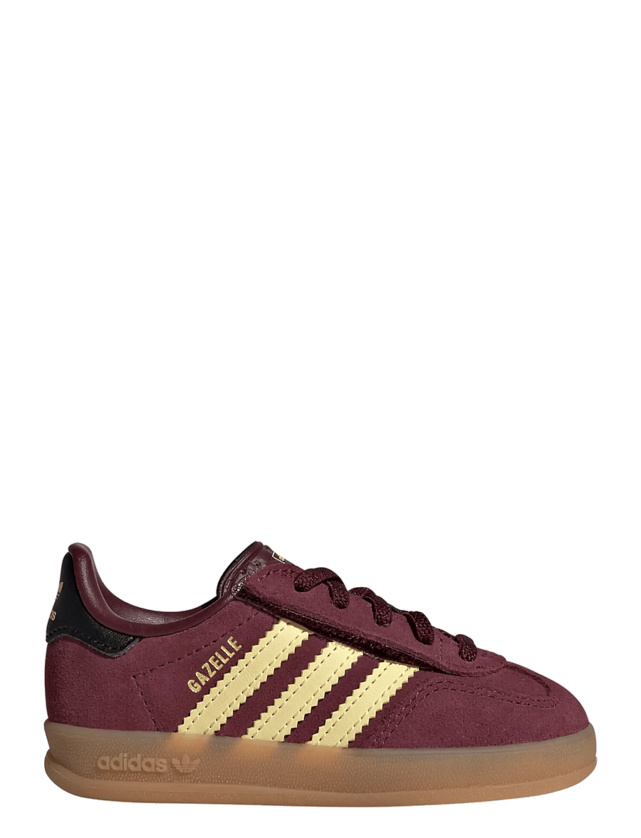 adidas Originals - GAZELLE INDOOR CF EL I - låga sneakers - maroon/almyel/goldmt - 1