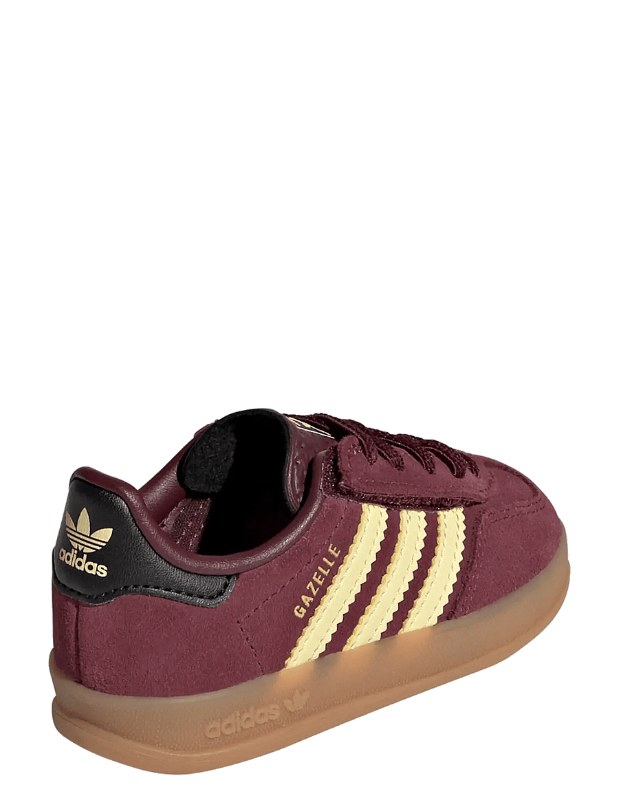 adidas Originals - GAZELLE INDOOR CF EL I - låga sneakers - maroon/almyel/goldmt - 3