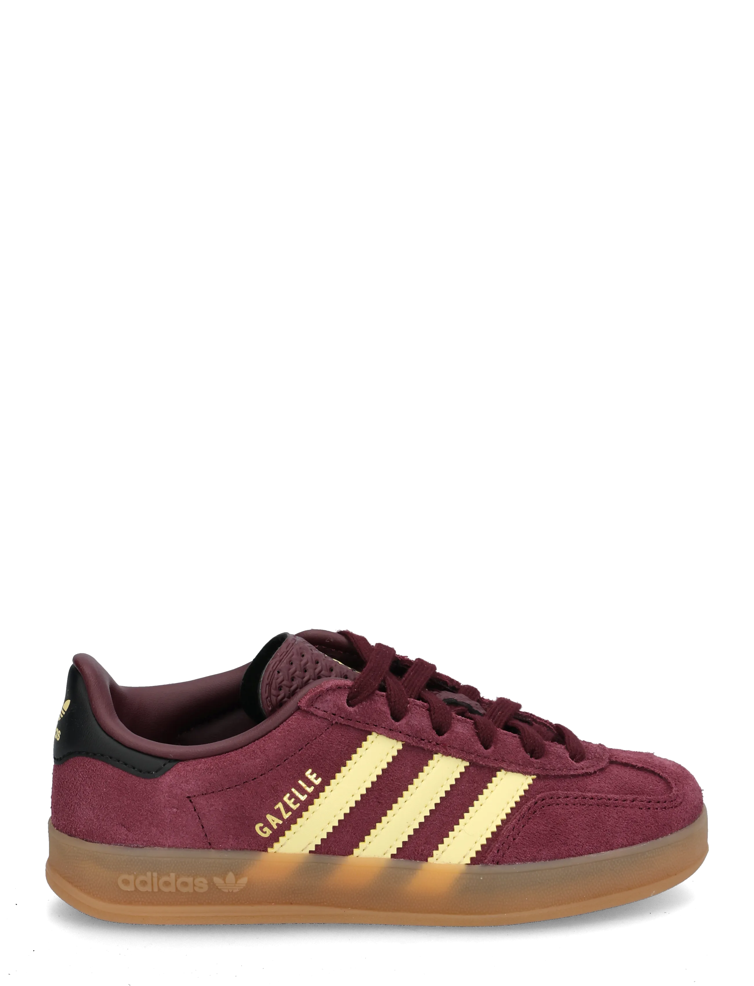 adidas Originals - GAZELLE INDOOR C - lave sneakers - maroon/almyel/goldmt - 2