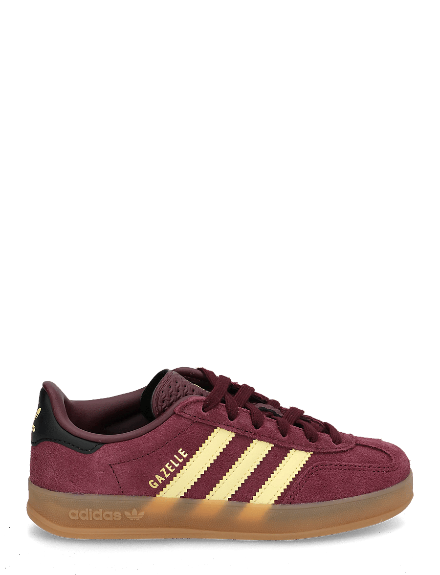 adidas Originals - GAZELLE INDOOR C - lave sneakers - maroon/almyel/goldmt - 2