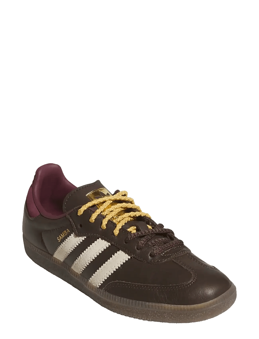 adidas Originals - SAMBA OG W - low top sneakers - brown/warvan/maroon - 0