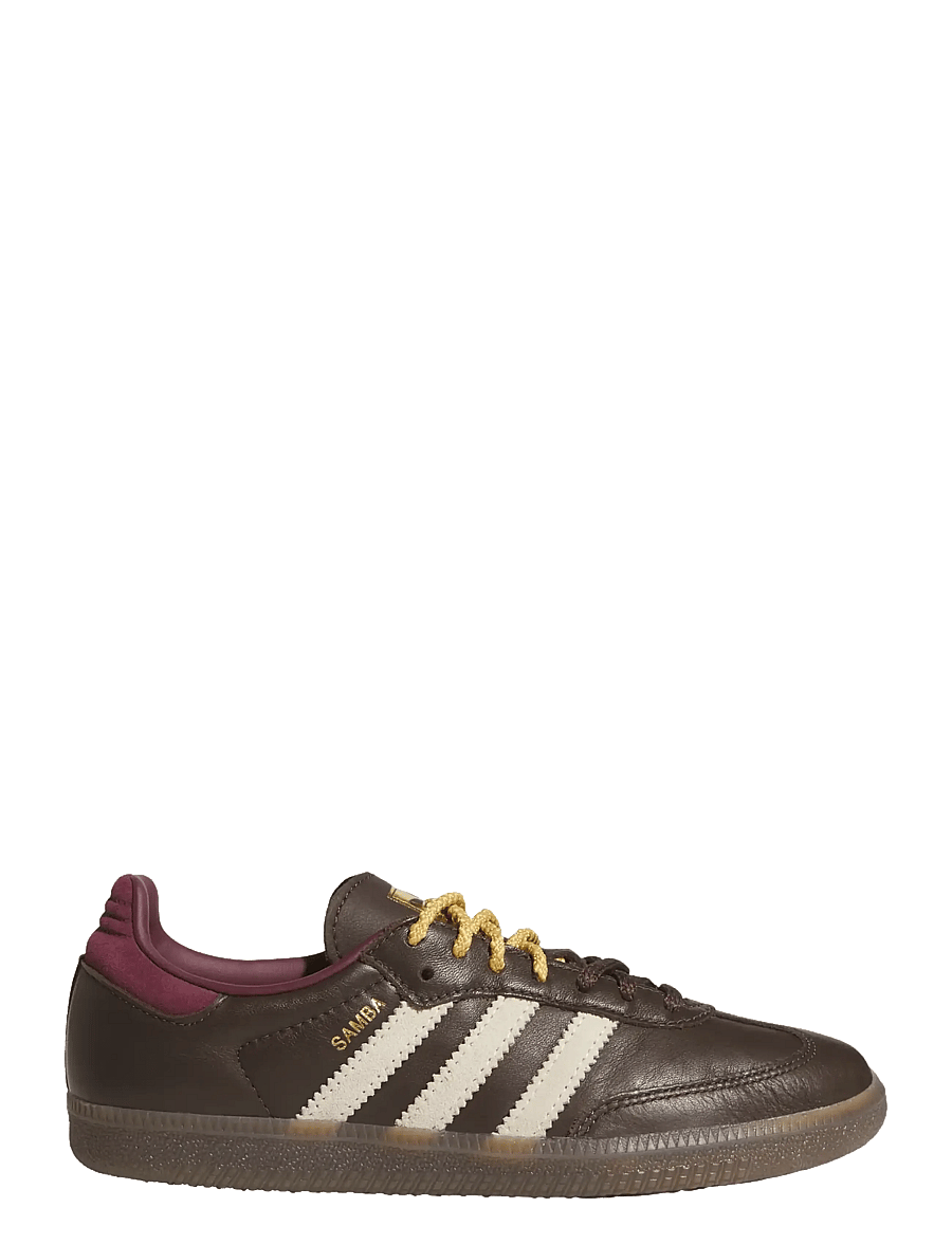 adidas Originals - SAMBA OG W - low top sneakers - brown/warvan/maroon - 1
