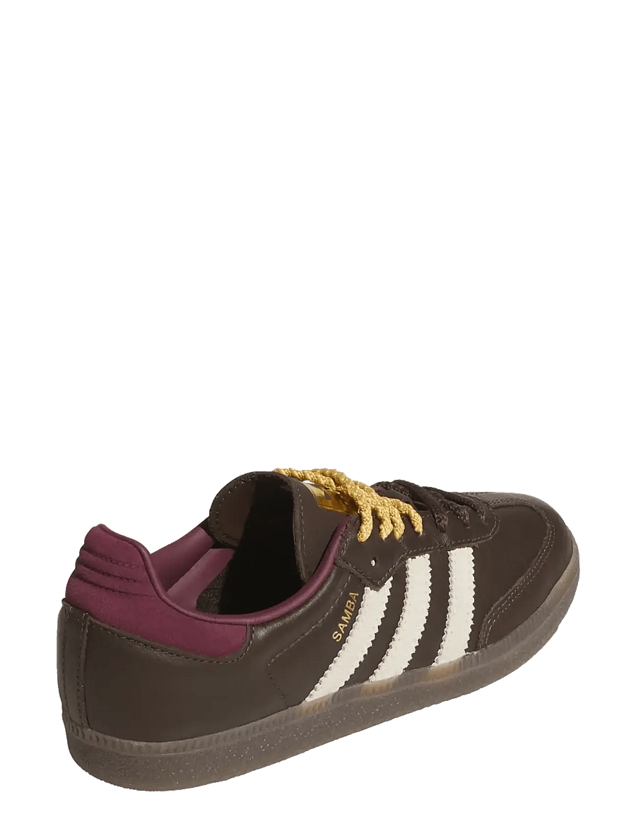 adidas Originals - SAMBA OG W - low top sneakers - brown/warvan/maroon - 3