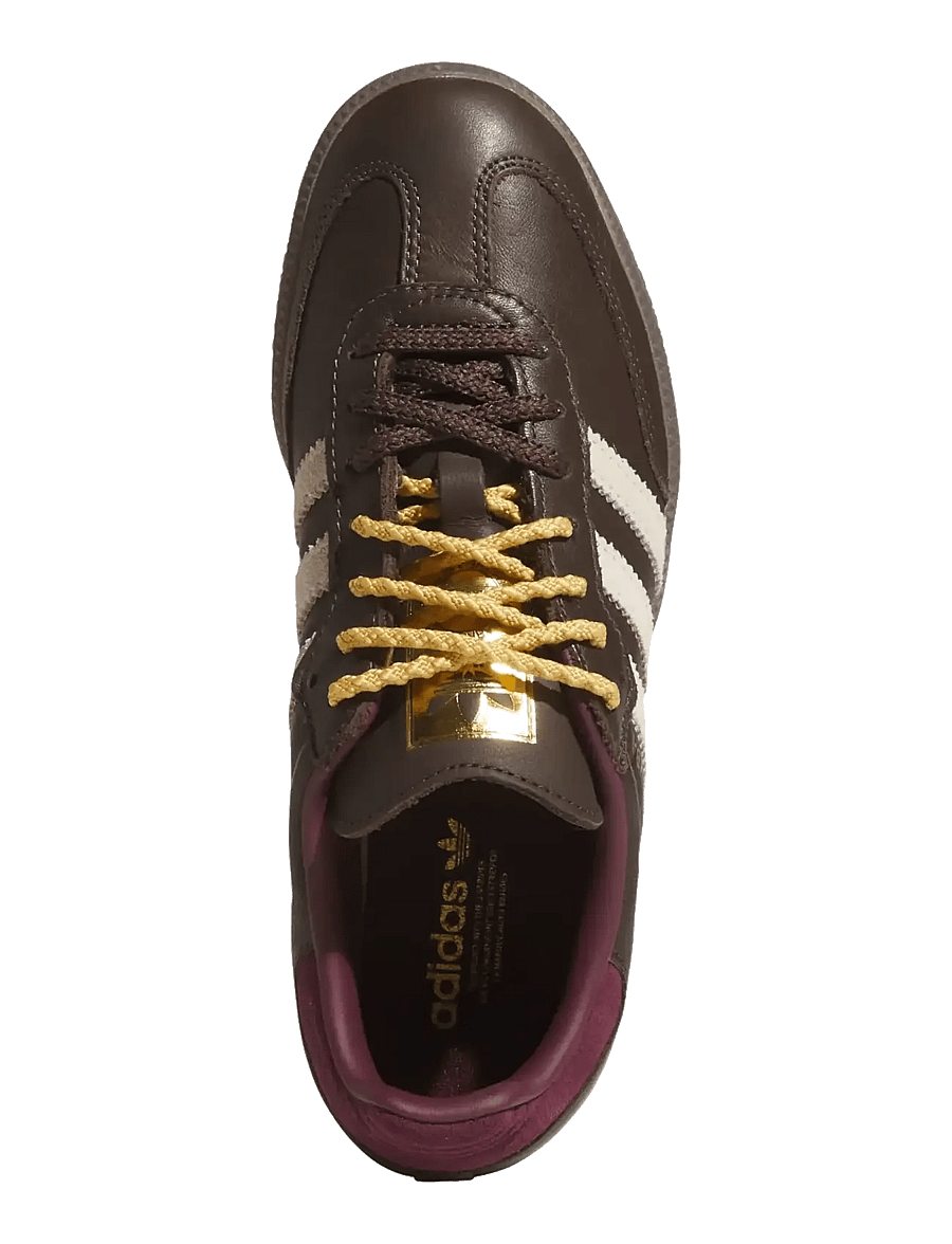 adidas Originals - SAMBA OG W - low top sneakers - brown/warvan/maroon - 4