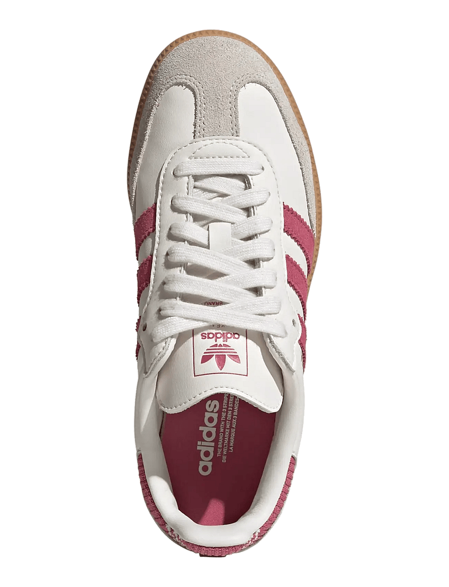 adidas Originals - SAMBA OG J - låga sneakers - clowhi/duamag/gum3 - 3