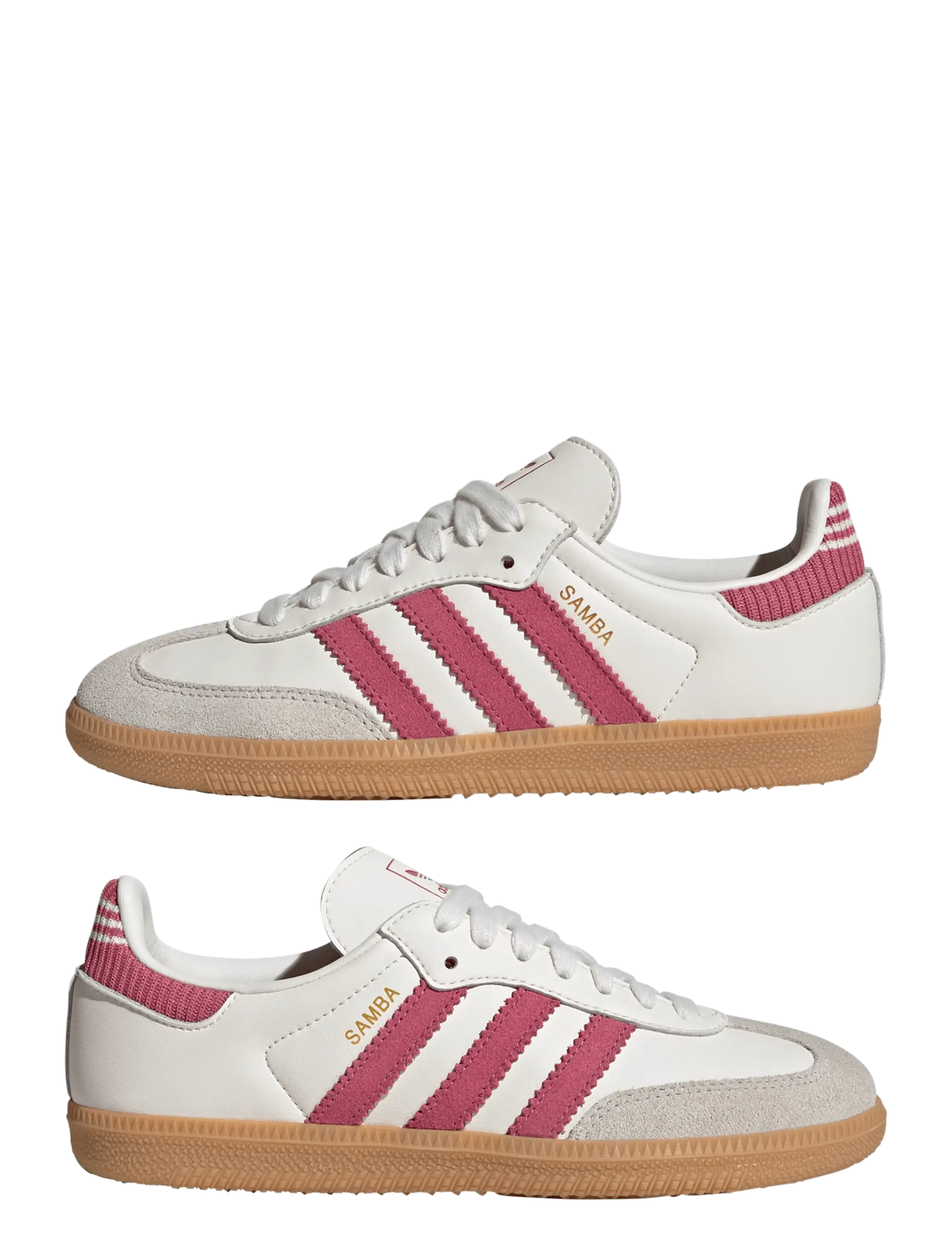 adidas Originals - SAMBA OG J - låga sneakers - clowhi/duamag/gum3 - 5