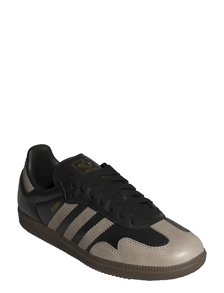 adidas Originals - SAMBA OG W - low top sneakers - cblack/wonbei/goldmt - 0