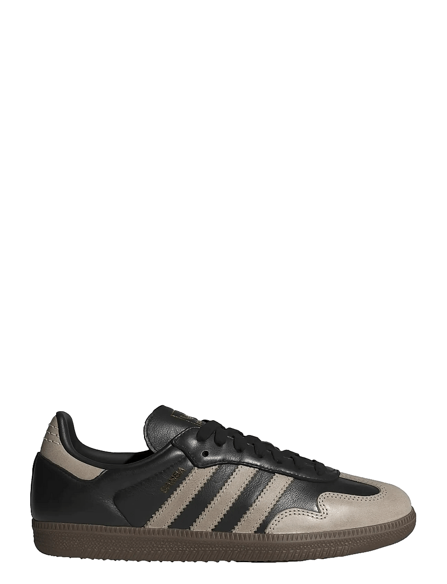 adidas Originals - SAMBA OG W - low top sneakers - cblack/wonbei/goldmt - 1