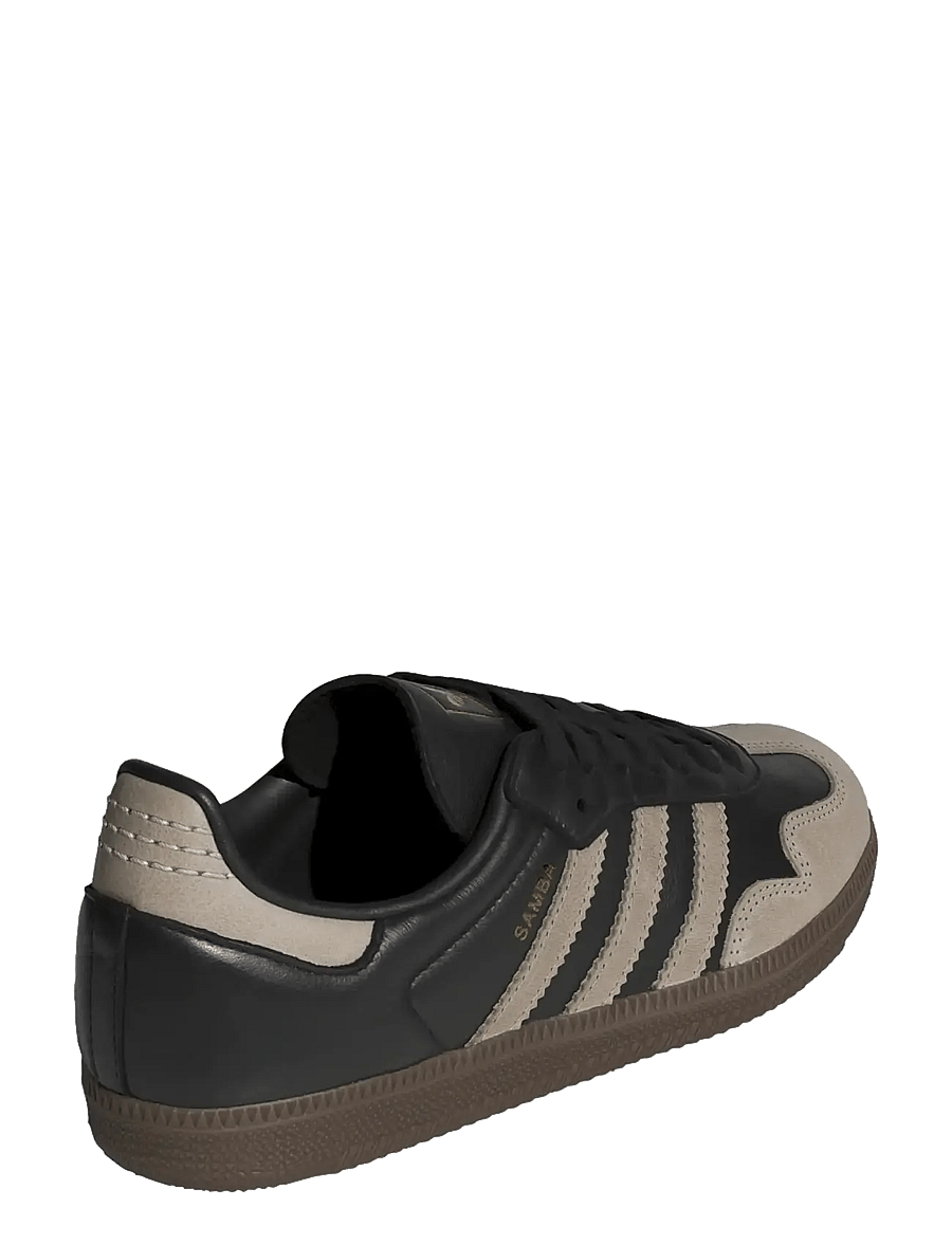 adidas Originals - SAMBA OG W - low top sneakers - cblack/wonbei/goldmt - 3