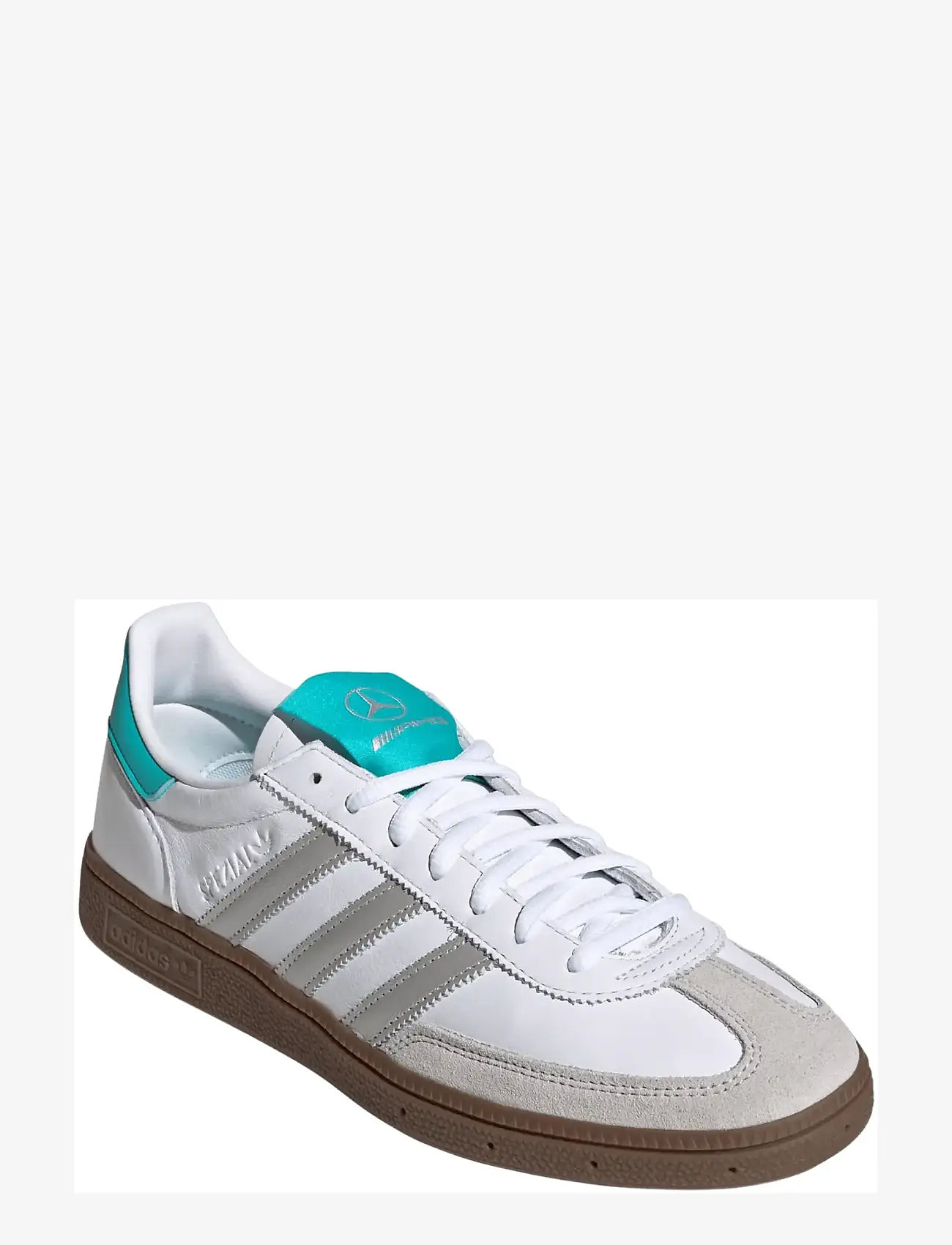 adidas Originals - HANDBALL SPEZIAL MER - låga sneakers - ftwwht/silvmt/gum5 - 0