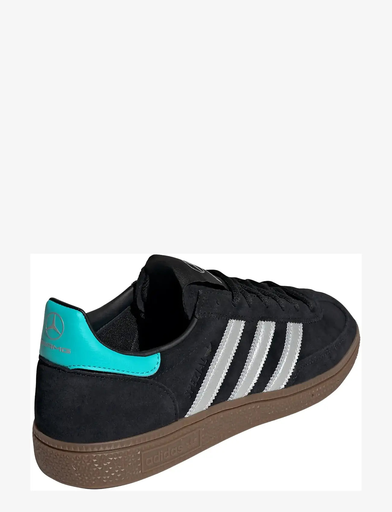 adidas Originals - HANDBALL SPEZIAL MER - låga sneakers - cblack/silvmt/gum5 - 3