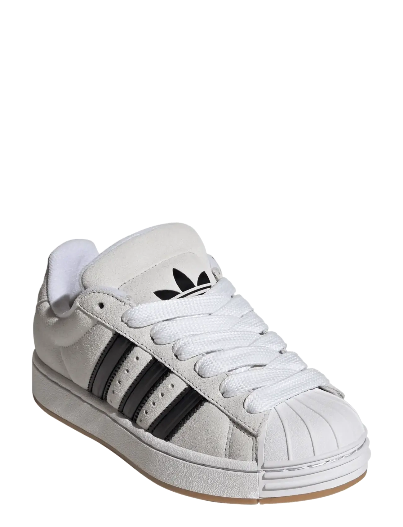 adidas Originals SUPERSTAR ST J - Kengät - CRYWHT/CBLACK/GUM3 / grey