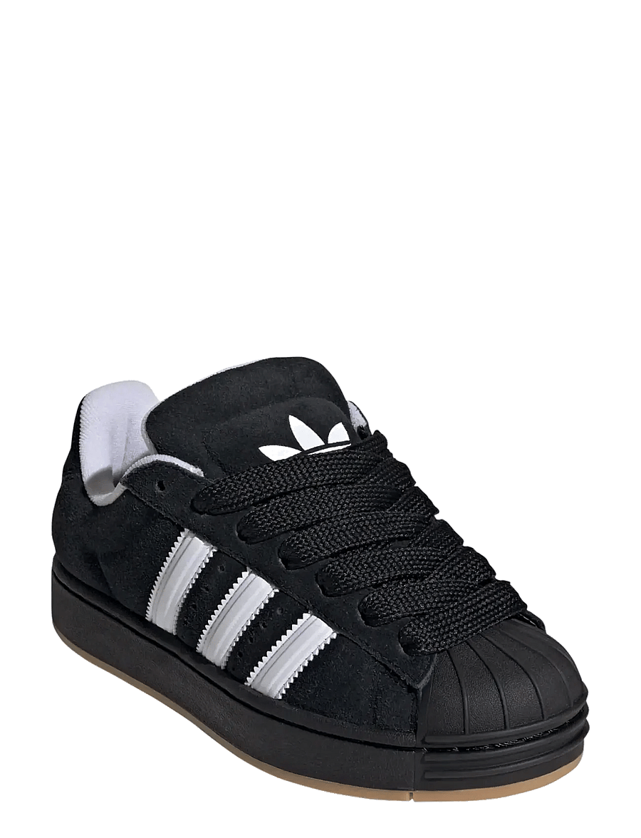 adidas Originals - SUPERSTAR ST J - low-top sneakers - cblack/ftwwht/gum3 - 0