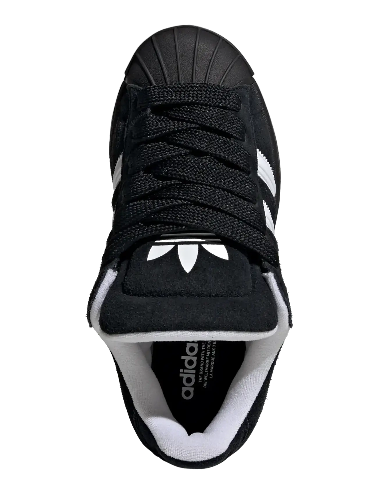 adidas Originals - SUPERSTAR ST J - lave sneakers - cblack/ftwwht/gum3 - 4