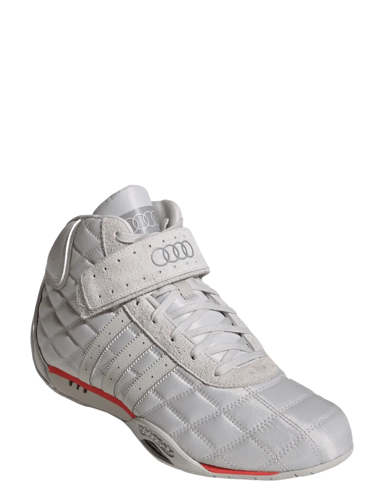 adidas Originals Adiracer Hi Audi, 44, Sport Sneakers, Silber - High Top Männerswear