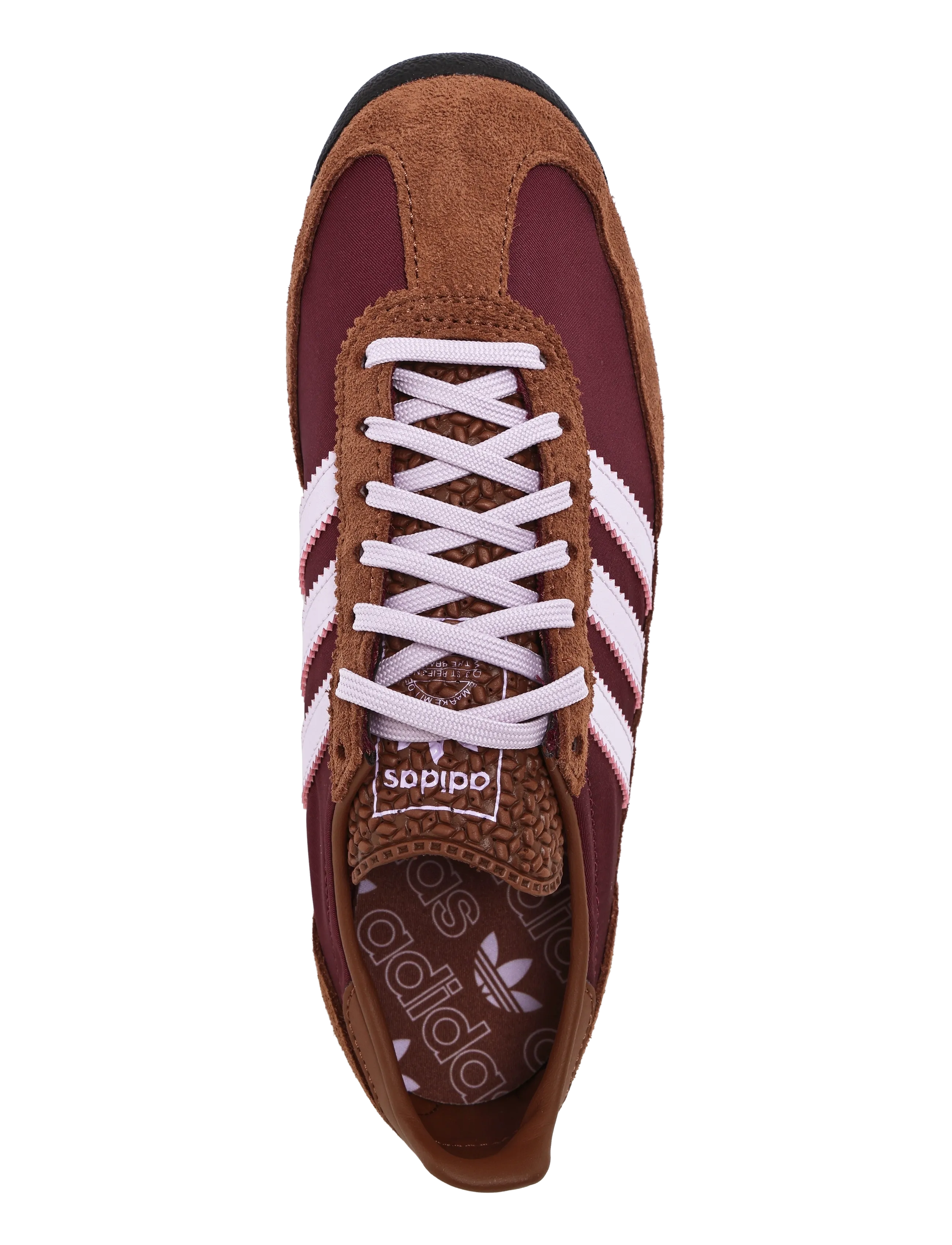 adidas Originals - SL 72 OG W - lave sneakers - maroon/icelav/prebrn - 3