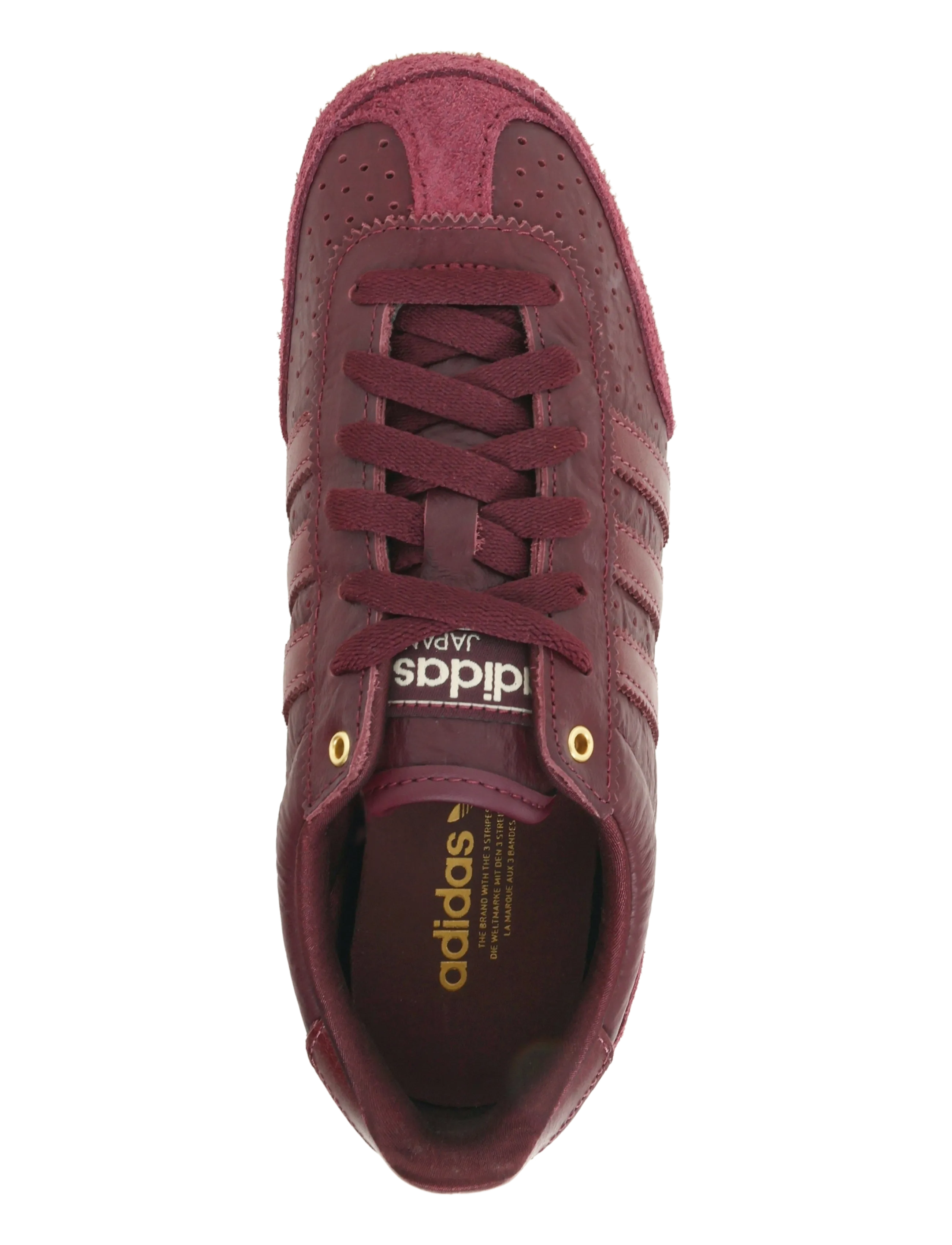 adidas Originals - JAPAN W - lave sneakers - maroon/quicri/goldmt - 3