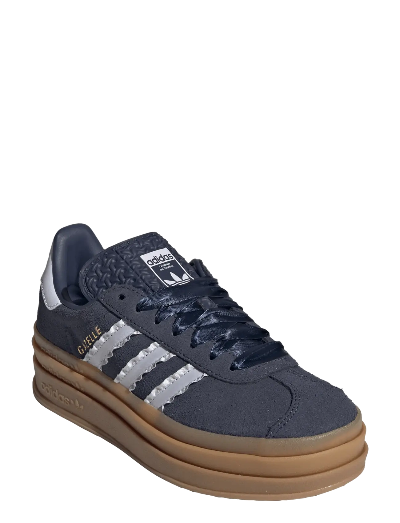 adidas Originals GAZELLE BOLD J - Sneakers - SHANAV/FROPUR/GOLDMT / navy