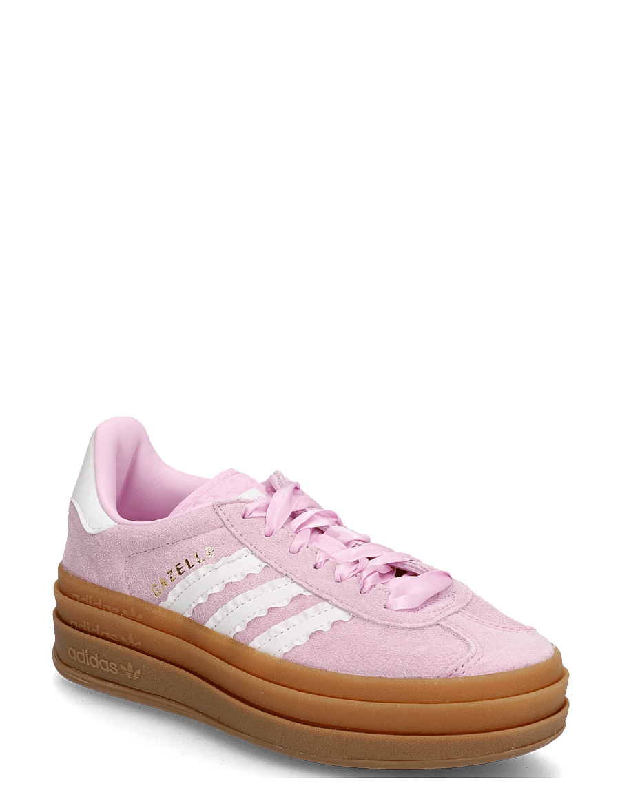 adidas Originals - GAZELLE BOLD J - lave sneakers - orcfus/ftwwht/goldmt - 0