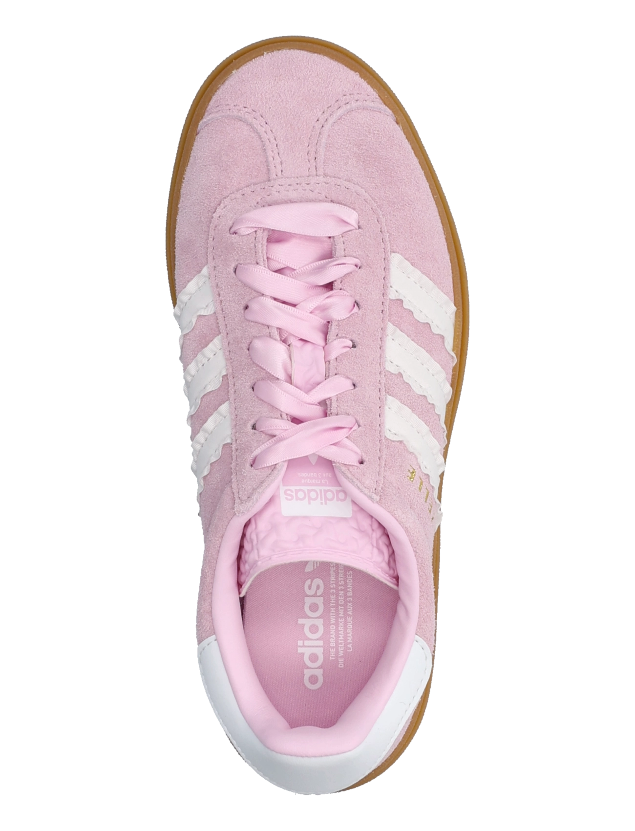 adidas Originals - GAZELLE BOLD J - lave sneakers - orcfus/ftwwht/goldmt - 3