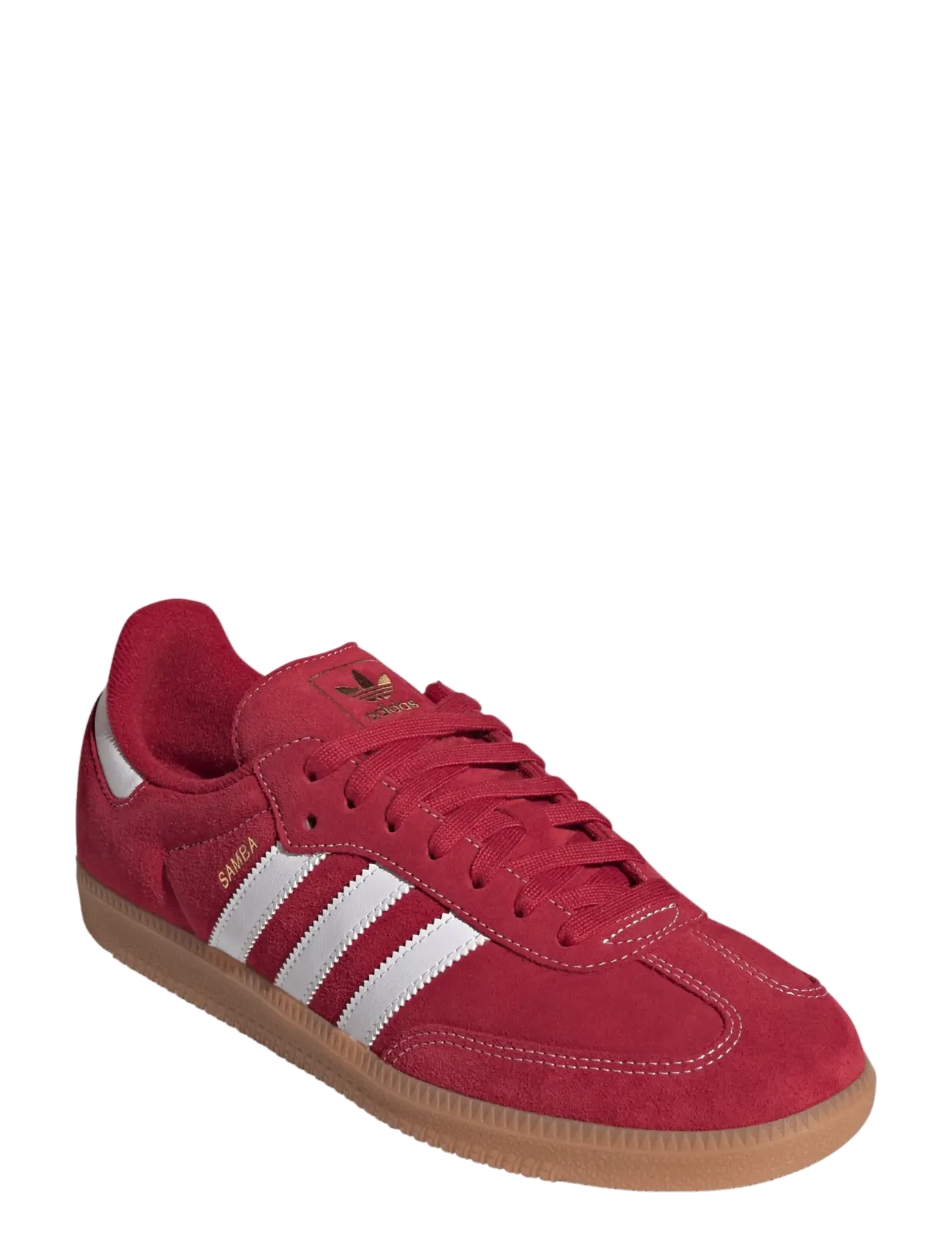 adidas Originals SAMBA OG - Sneaker - TMVIRE/FTWWHT/GUM2 / red