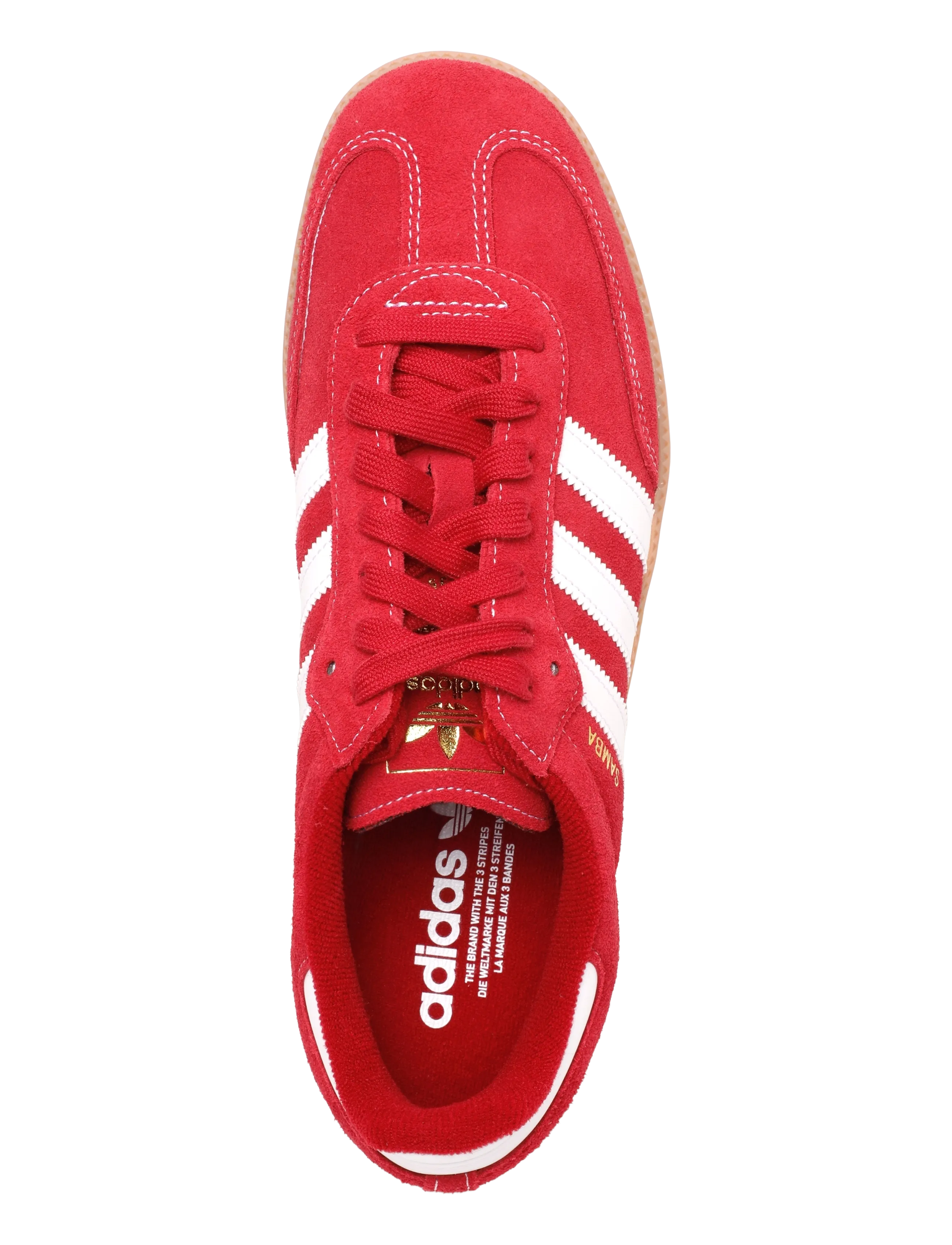 adidas Originals - SAMBA OG - niedrige sneakers - tmvire/ftwwht/gum2 - 3