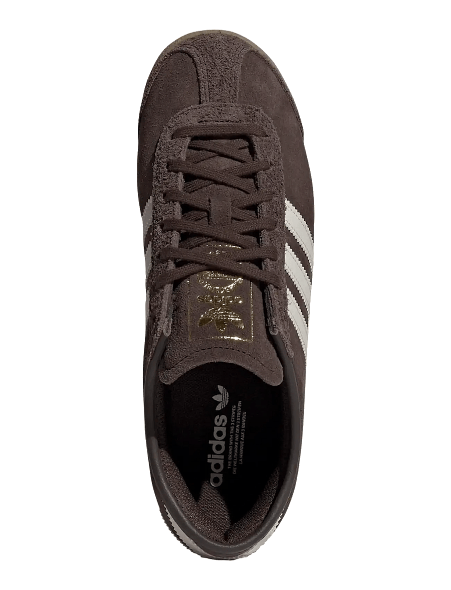 adidas Originals - ITALIA 70s W - niedrige sneakers - dbrown/alumin/goldmt - 4
