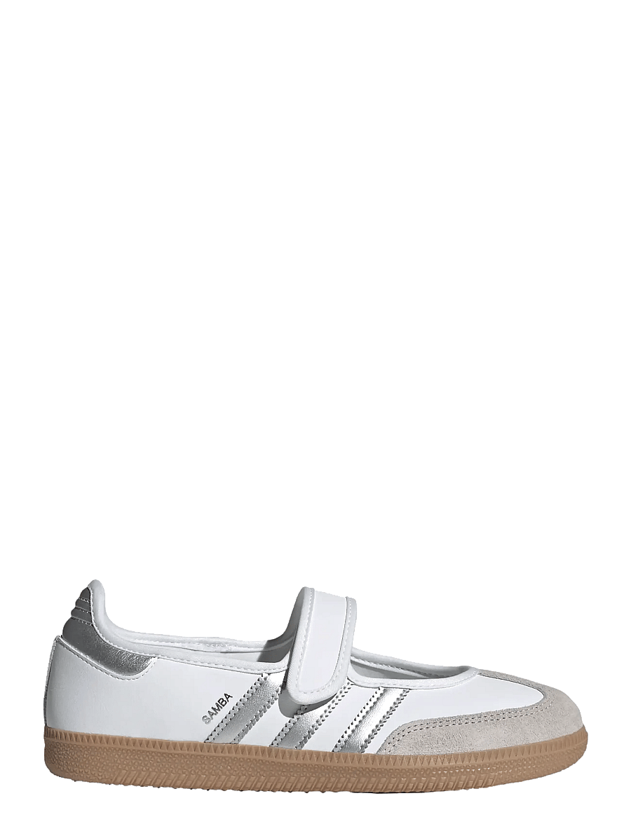 adidas Originals - SAMBA JANE W - lave sneakers - ftwwht/silvmt/gum4 - 1