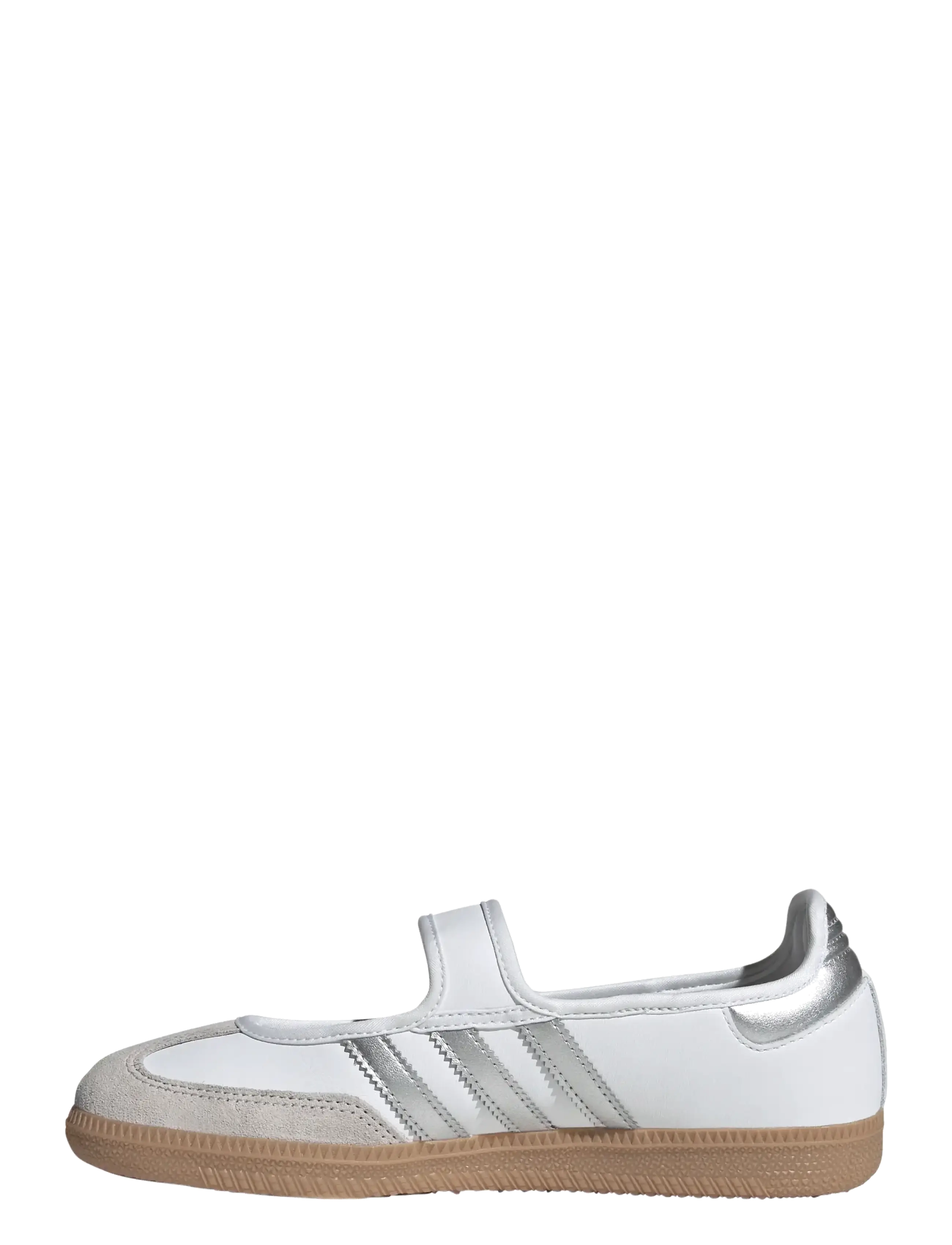 adidas Originals - SAMBA JANE W - lave sneakers - ftwwht/silvmt/gum4 - 2