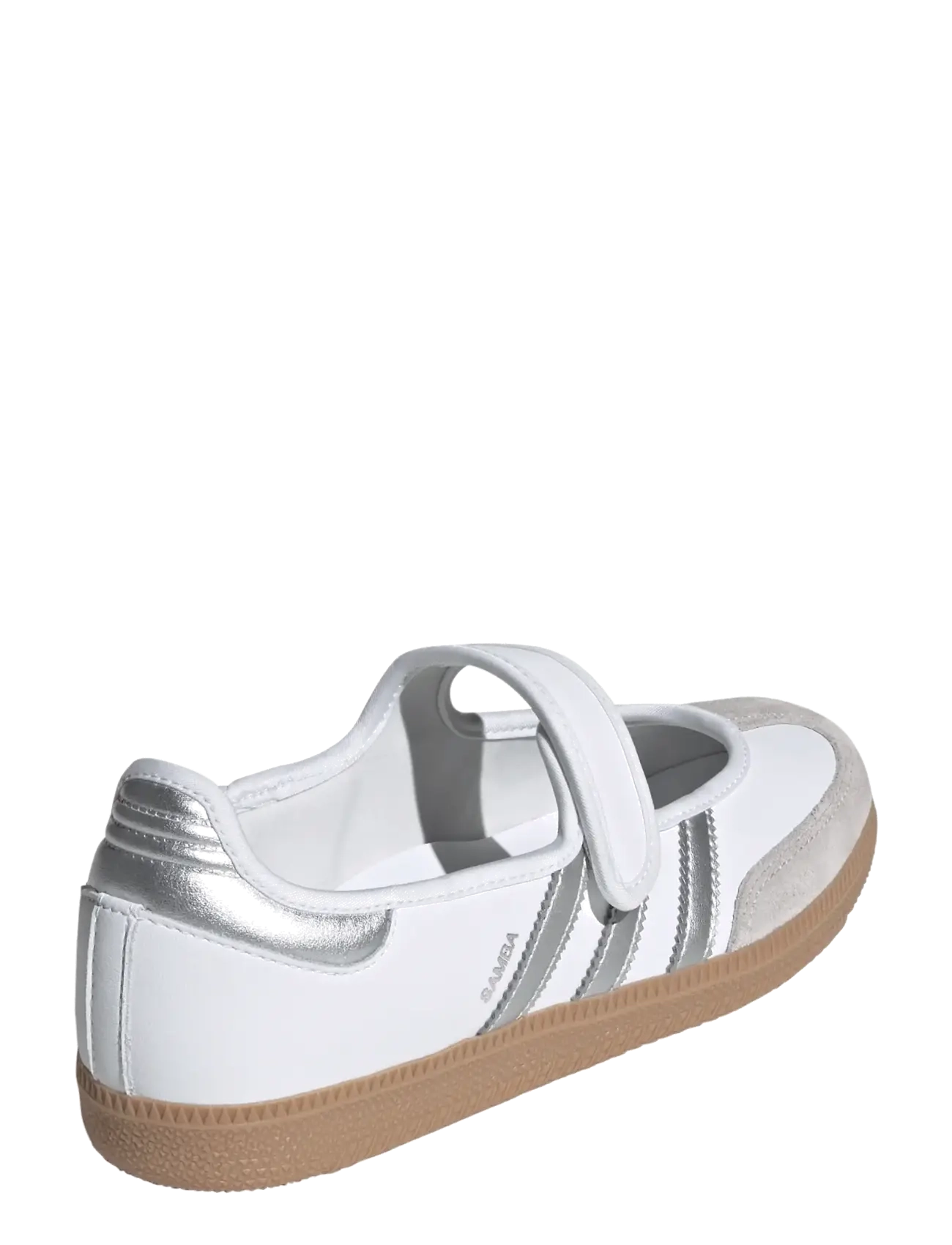 adidas Originals - SAMBA JANE W - lave sneakers - ftwwht/silvmt/gum4 - 3