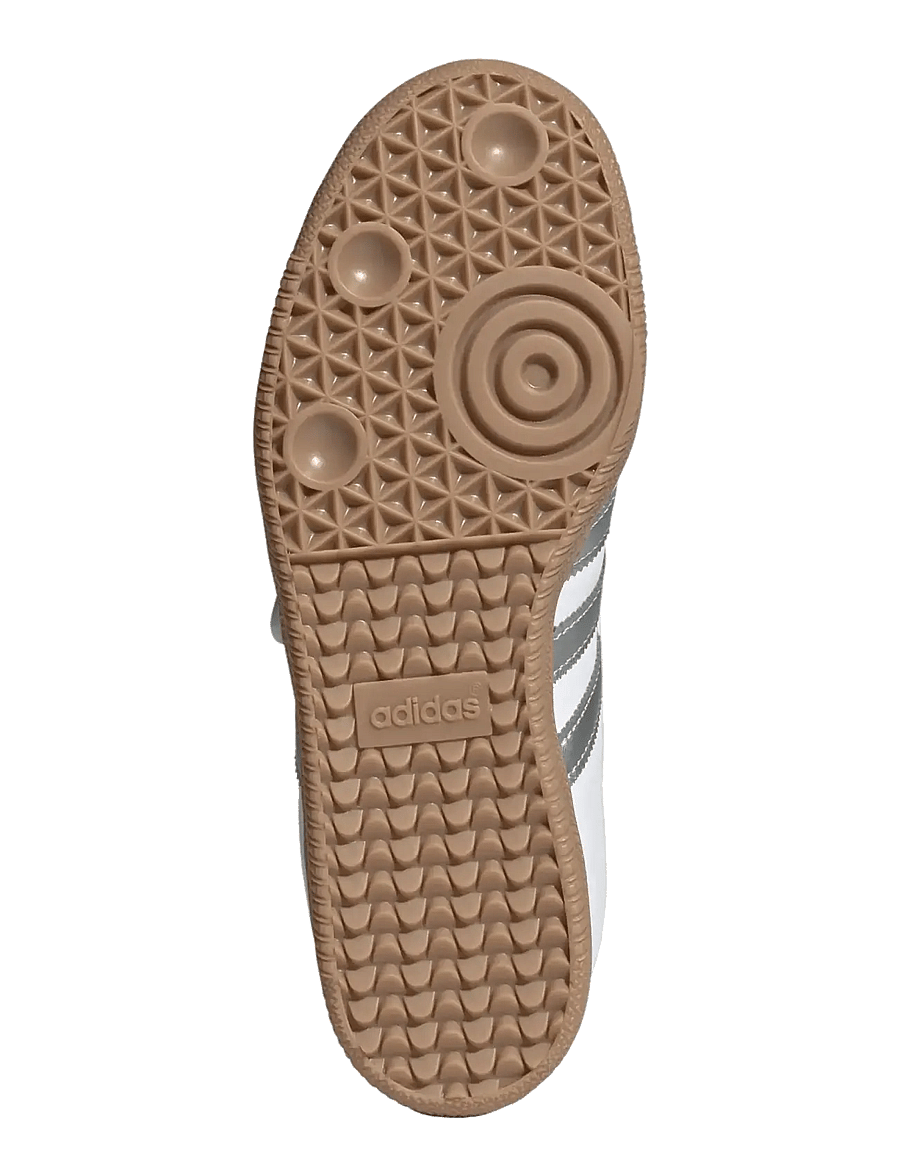 adidas Originals - SAMBA JANE W - lave sneakers - ftwwht/silvmt/gum4 - 5
