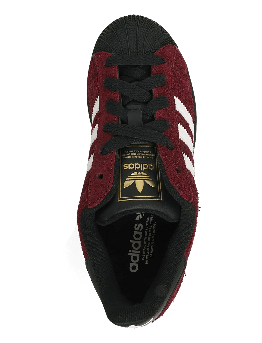 adidas Originals - SUPERSTAR II W - low top sneakers - maroon/ftwwht/cblack - 3