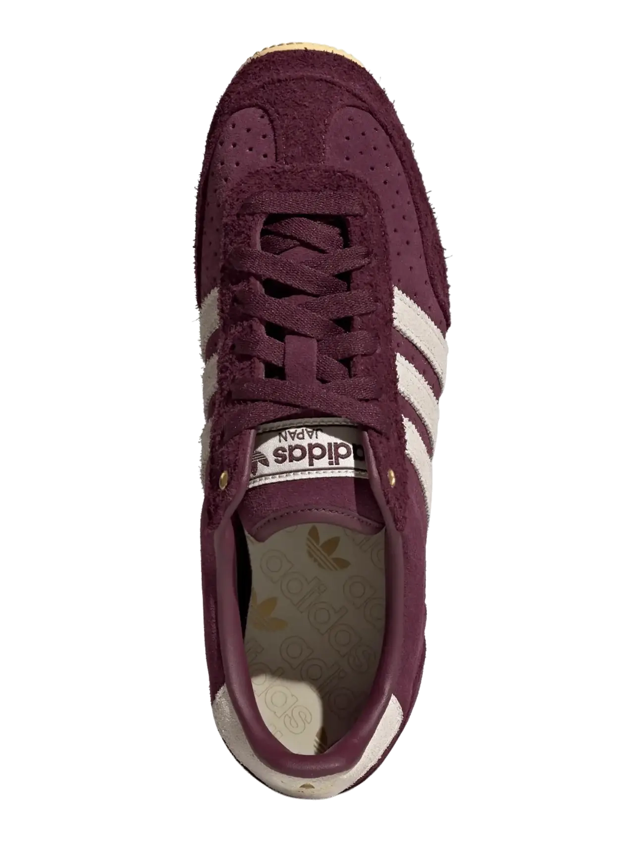 adidas Originals - JAPAN W - lave sneakers - maroon/crewht/goldmt - 4