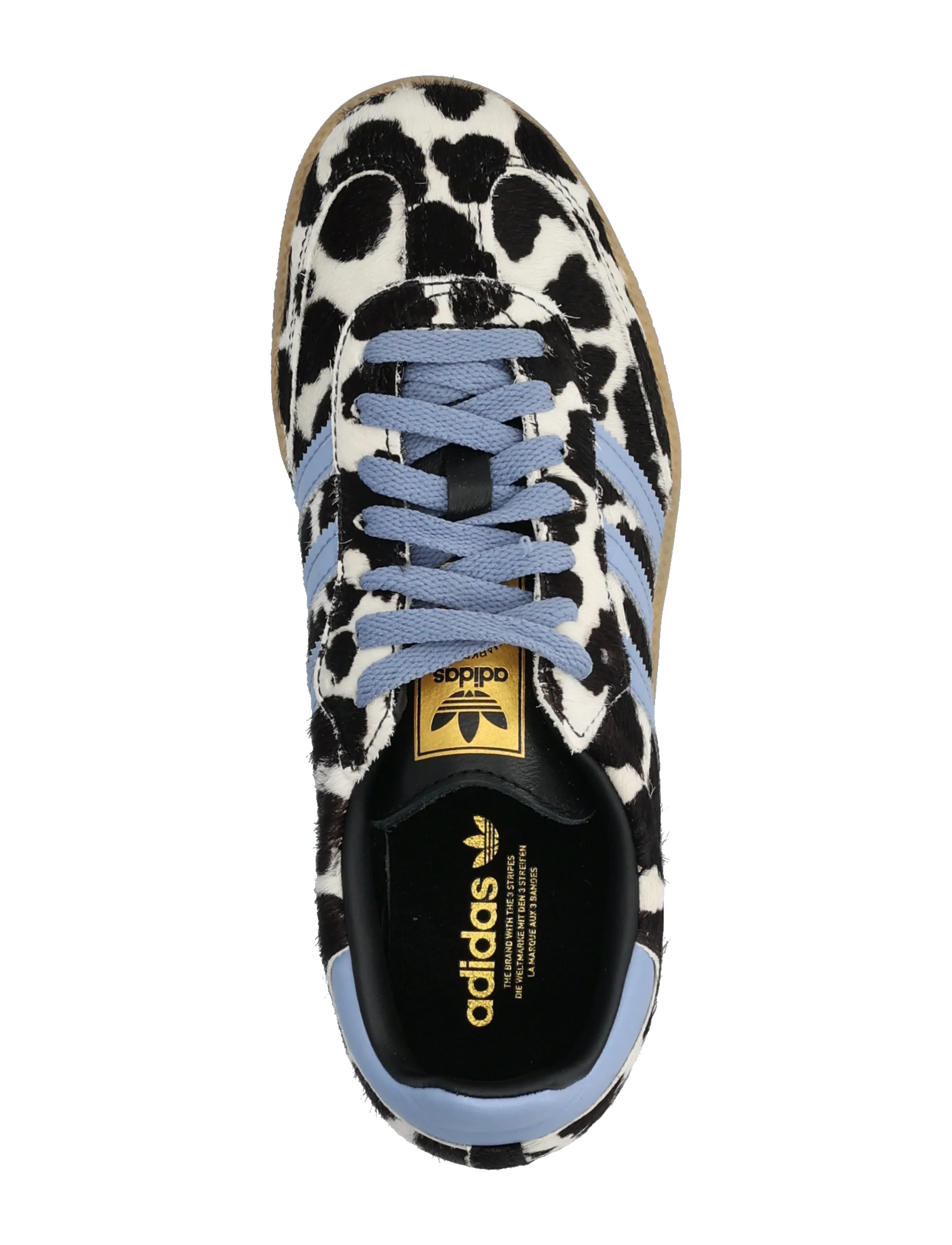 adidas Originals - SAMBA OG W - låga sneakers - chablu/cblack/cblack - 3