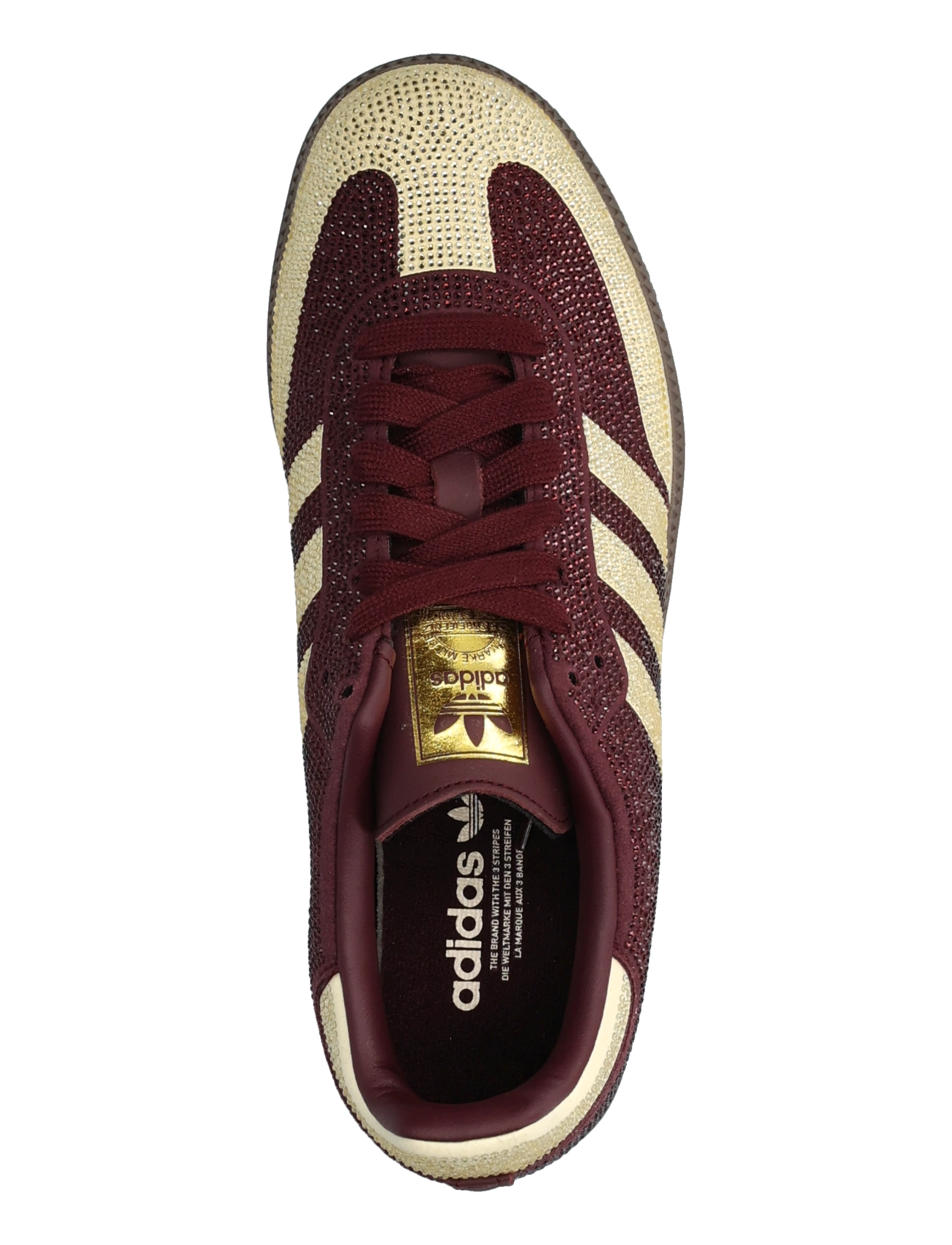 adidas Originals - SAMBA OG W - low top sneakers - maroon/warvan/gum5 - 3