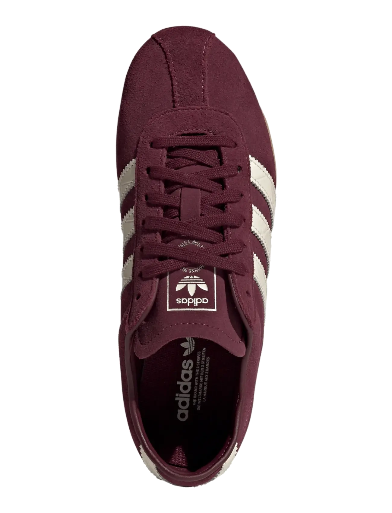adidas Originals - TOKYO W - lave sneakers - maroon/crewht/gum3 - 4
