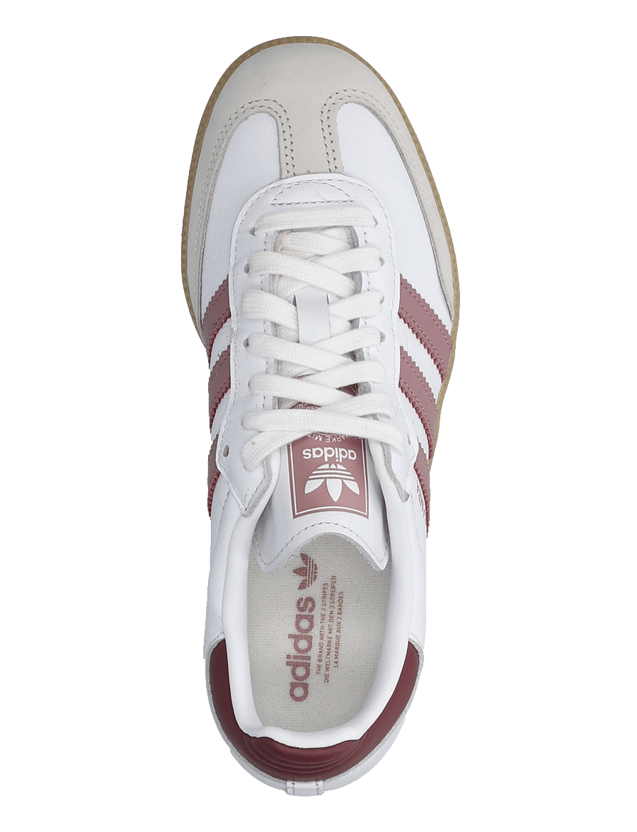 adidas Originals - SAMBA OG W - niedrige sneakers - ftwwht/magmau/quicri - 3