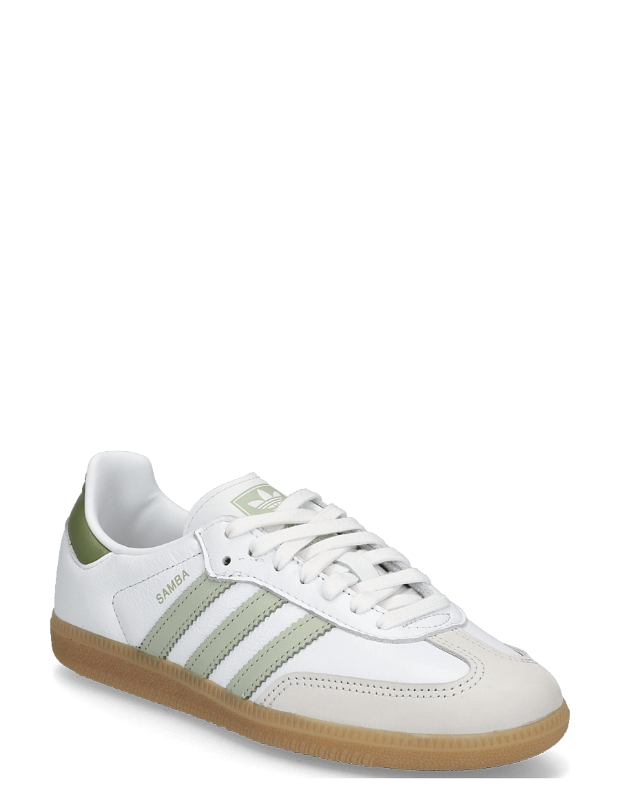 adidas Originals - SAMBA OG W - low top sneakers - ftwwht/halgrn/tengrn - 0