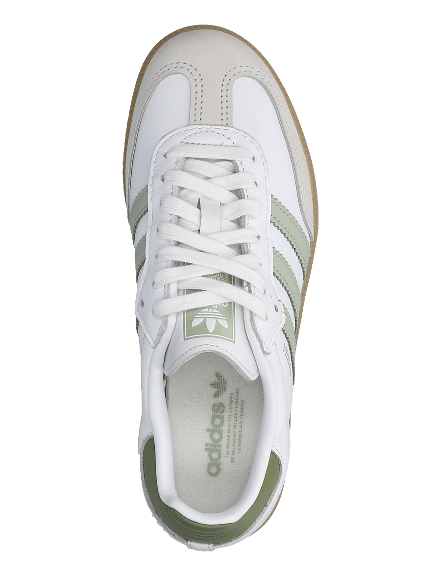 adidas Originals - SAMBA OG W - low top sneakers - ftwwht/halgrn/tengrn - 3