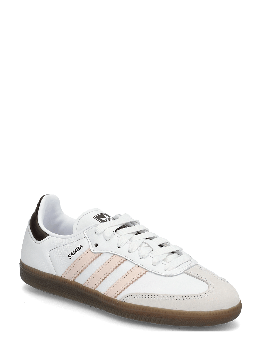adidas Originals - SAMBA OG W - niedrige sneakers - ftwwht/wonqua/brown - 0
