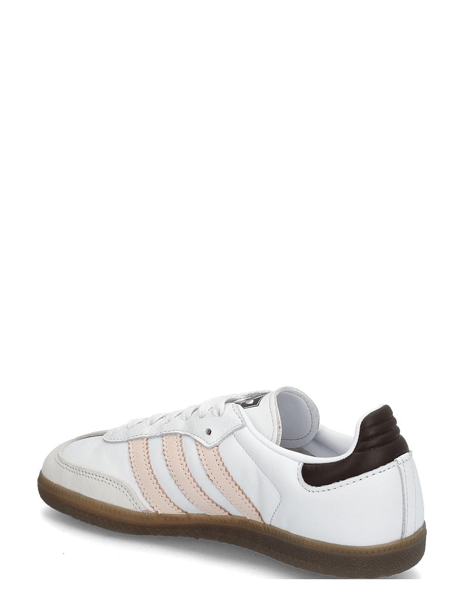 adidas Originals - SAMBA OG W - niedrige sneakers - ftwwht/wonqua/brown - 1