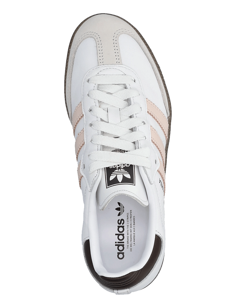 adidas Originals - SAMBA OG W - niedrige sneakers - ftwwht/wonqua/brown - 3