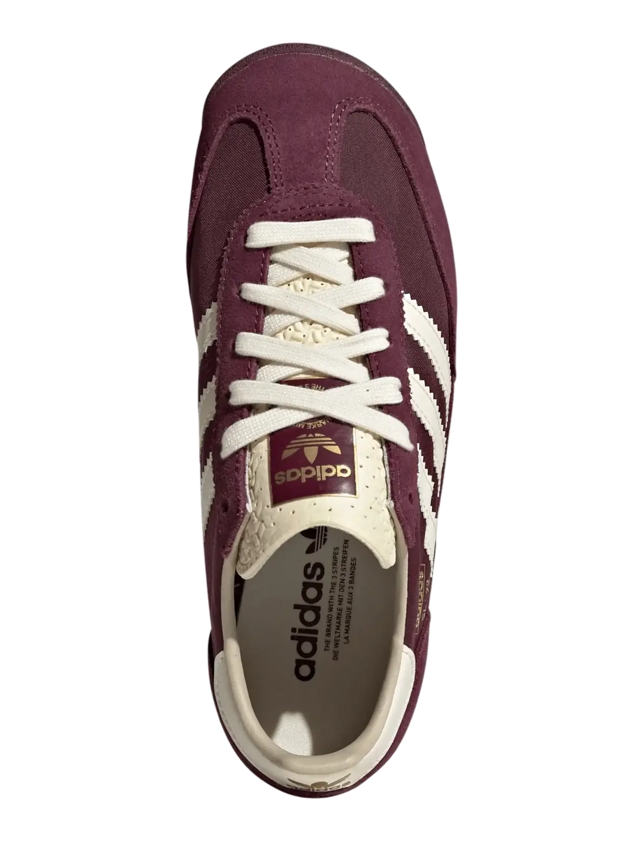 adidas Originals - SL 72 RS J - låga sneakers - maroon/crewht/clesky - 4