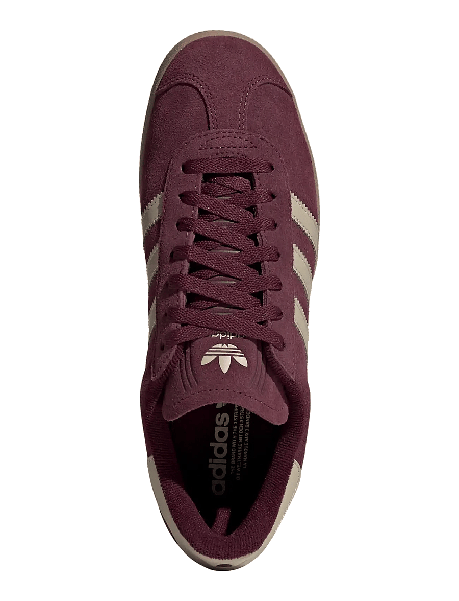 adidas Originals - GAZELLE - lave sneakers - maroon/khathr/gum4 - 3