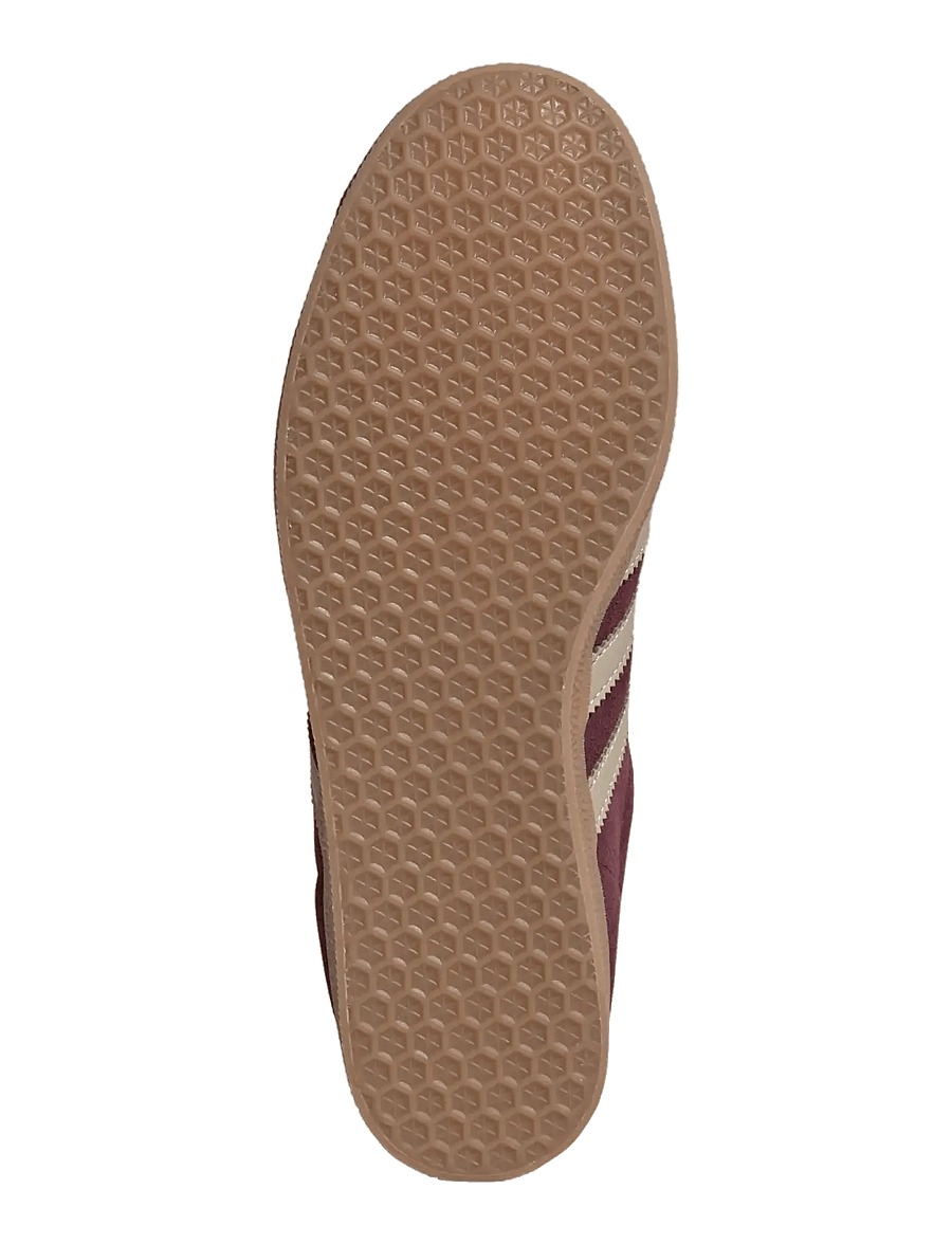 adidas Originals - GAZELLE - lave sneakers - maroon/khathr/gum4 - 4