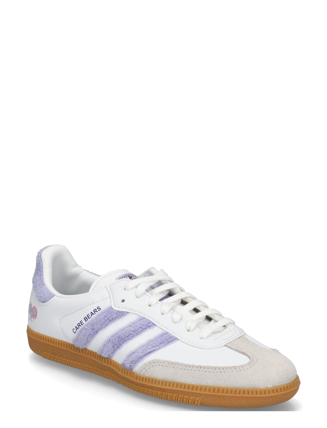 adidas Originals SAMBA OG J - Schuhe - LPURPL/FTWWHT/BLUDAW / white