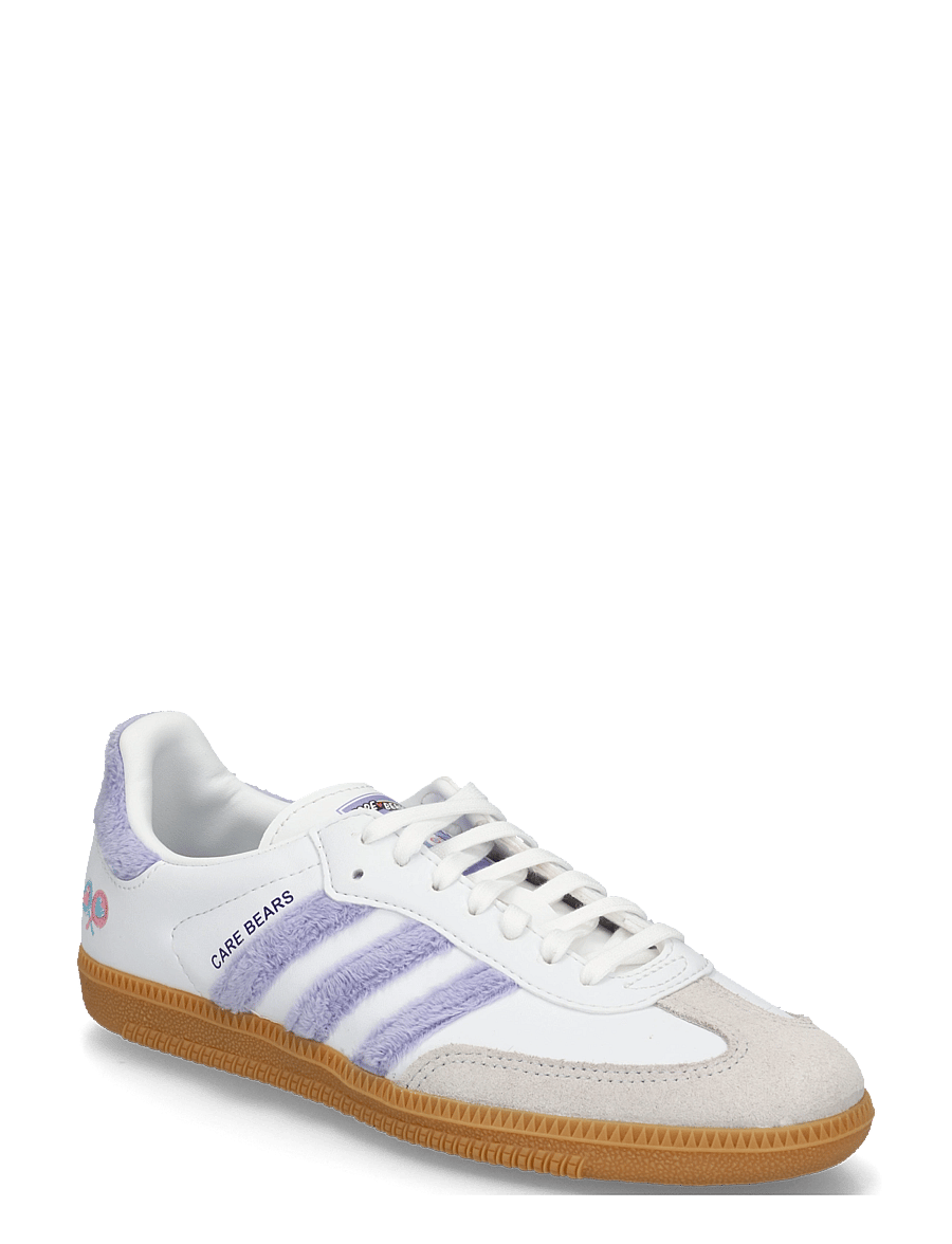 adidas Originals - SAMBA OG J - niedriger schnitt - lpurpl/ftwwht/bludaw - 0